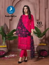 Kaushalya By Kaya Roman Top With Bottom Dupatta Bulk Orders In India